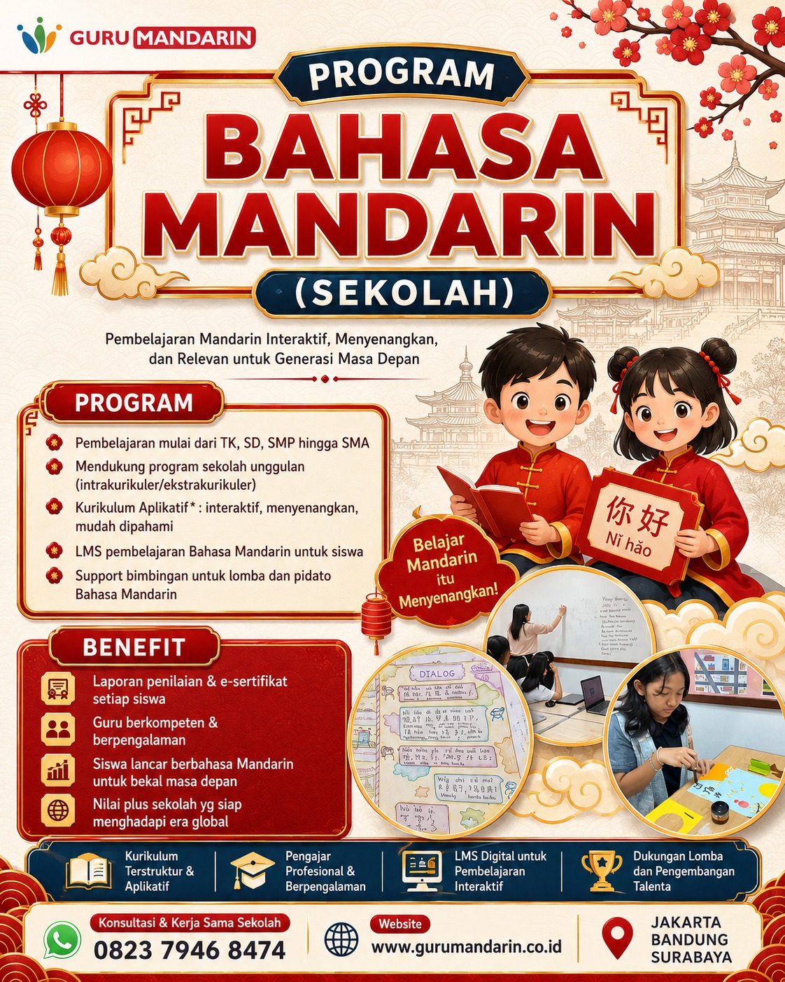 Program Bahasa Mandarin Sekolah Agustus26