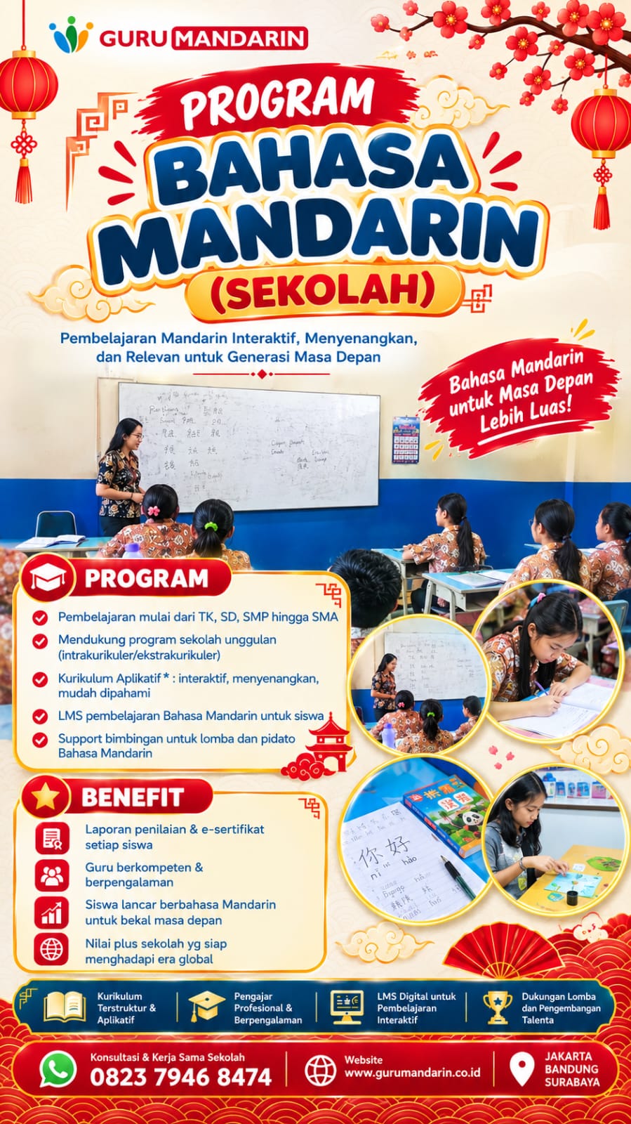 Jasa Guru Bahasa Mandarin untuk Sekolah - Guru Mandarin 210926